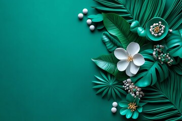 Poster - Mint color graphic design with clean lines and modern aesthetics, depicted in an artwork where graphic design features clean lines, minimalist typography, and mint-colored elements, creating