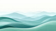 © 沈军 贡 - Wavy abstract background with a light green and blue gradient