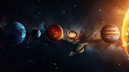 space pattern wallpaper