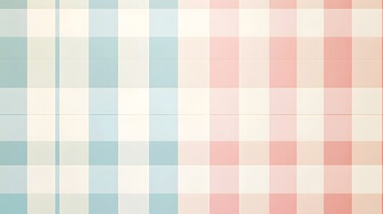 Canvas Print - Abstract Pastel Plaid Pattern Background Texture