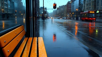 rainy scene