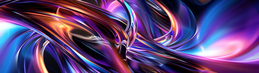 colorful abstract expressions captured in a dynamic and artistic style, AI generated