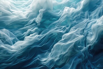 Poster - A close-up shot of a blue and white background, great for adding a pop of color to your design