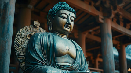 buddha statue in the temple