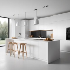 modern kitchen interior