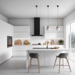 modern kitchen interior