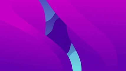 Poster - Abstract purple and blue shapes animation with smooth transitions