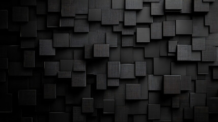 Fototapete - blackabstract pixel mosaic, for instagram story, background, detailed high definition image