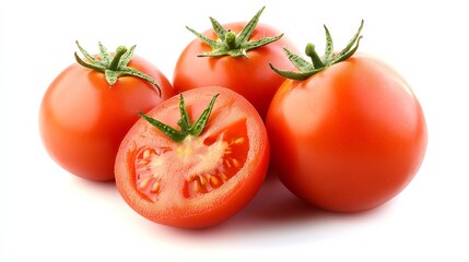 Wall Mural - Tomatoes, a culinary delight, offer a wide range of tasty and versatile options.