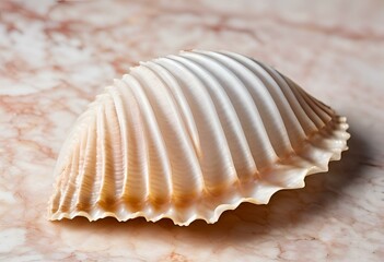 Seashell are beautiful and used for decoration, with patterns and colorful.