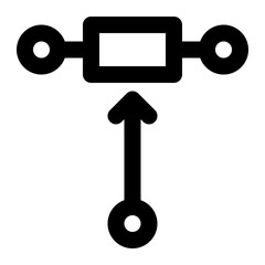 potentiometer, iec, resistor, electrical, electronic outline icon