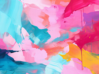 Wall Mural - Colorful Abstract Background with Pink Blue and Green