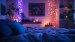 © Matthew - A cozy bedroom with soft lighting and decorative plants, creating a relaxing atmosphere.