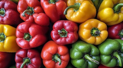 Wall Mural - fresh bell peppers