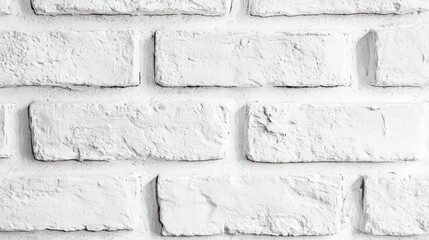 Poster - White Brick Wall Texture