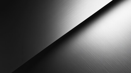 Poster - Minimalistic silver gradient background with subtle light and dark transitions, creating a sleek and sophisticated visual effect.