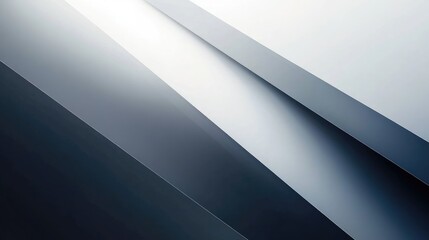 Poster - Minimalistic silver gradient background with subtle light and dark transitions, creating a sleek and sophisticated visual effect.