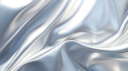 Poster - Polished silver gradient background with soft transitions and a shiny effect, ideal for high-end product photography and marketing.