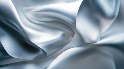 Poster - Polished silver gradient background with soft transitions and a shiny effect, ideal for high-end product photography and marketing.