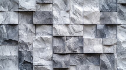 Sticker - Gray Stone Wall Texture