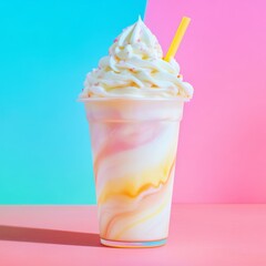 Wall Mural - a wendys vanilla frosty that looks like millenial 