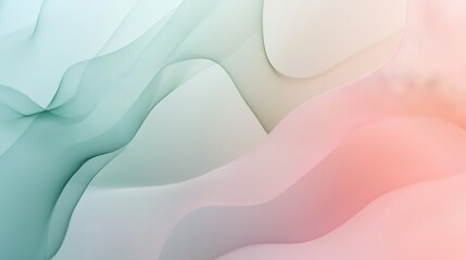 Canvas Print -   A photo of a vibrant pink and blue background featuring a subtle green wave on its left side