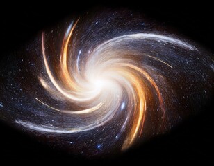 Wall Mural - background with space, celestial swirl: a colorful spiral galaxy cutout, spiral galaxy in space, spi