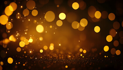 Gold bokeh awards glamour background.