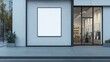 © afridwi1999 - Blank Billboard Mockup in Front of a Modern Store