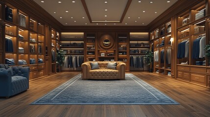 Luxurious Clothing Store Interior