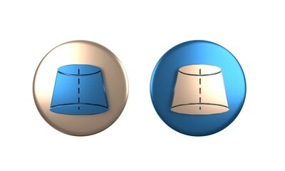Poster - colorful geometric figure icon isolated on white background. abstract shape. geometric ornament. cir