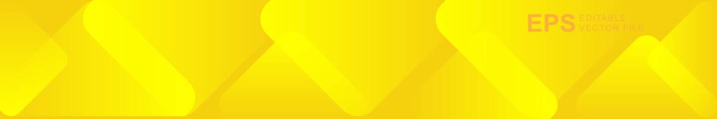 Poster - shiny yellow glowing geometric lines on dark background for cover, poster, banner, brochure, header, website and long horizontal banner design