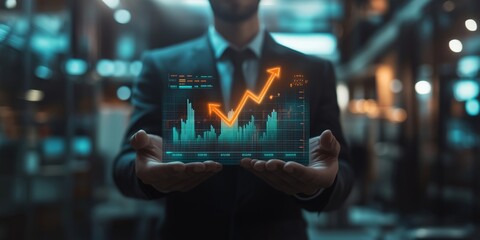 Poster - Business Growth and Data Visualization in the EverEvolving Landscape of Modern Finance, where advanced analytics and technology converge to drive trends and investment opportunities