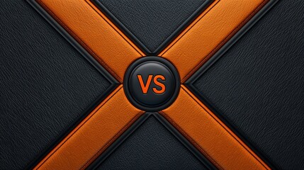 Black and Orange Leather VS Background