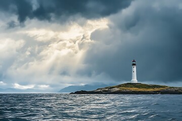 Wall Mural - lighthouse on a day