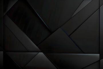 Poster - Black abstract background with dark concept. Vector Illustration. Generative AI