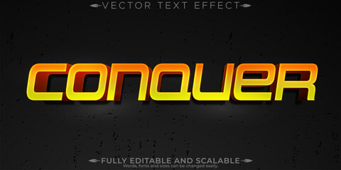 Poster - King editable text effect, editable warrior and fighter text style