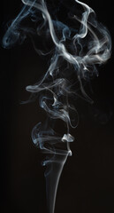 Wall Mural - Flying smoke curl