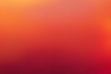 Wall Mural - A smooth gradient background transitioning from deep red to bright orange, AI Generated