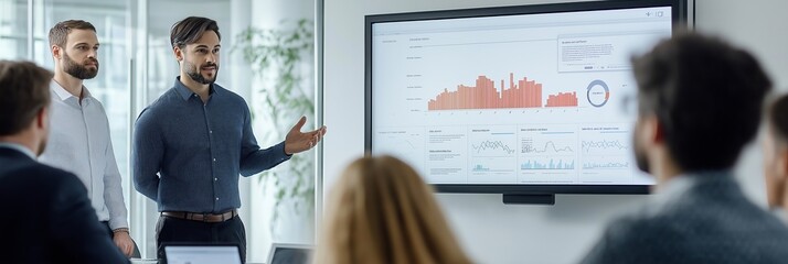 Poster - Mastering Effective Business Presentations through Data Insights, enhancing your ability to communicate and engage while leveraging analytics and visualizations for better decisionmaking