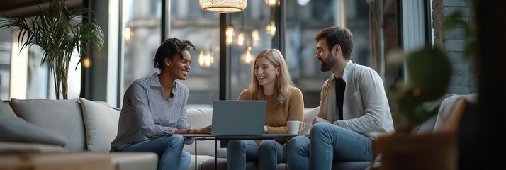 Poster - Collaborative efforts in a modern workspace are vital for meaningful business discussions and effective outcomes, enhancing communication and teamwork while fostering innovation and productivity