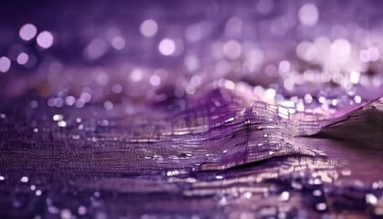 Poster - purple bokeh background