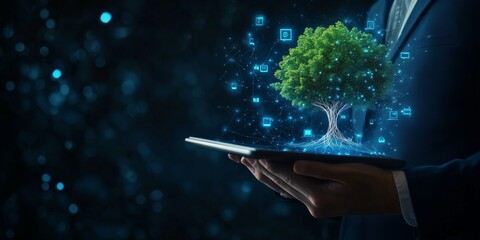 Aufkleber - Innovative Business Solutions for a Sustainable Future through collaboration, entrepreneurship, and responsible practices that protect the environment while ensuring growth and innovation