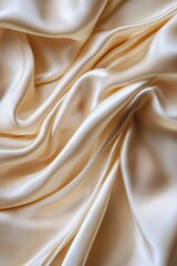 Poster - Luxurious smooth golden silk or satin cloth texture background