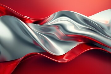 Poster - Create a sleek and contemporary abstract design with Silva. Generative Ai