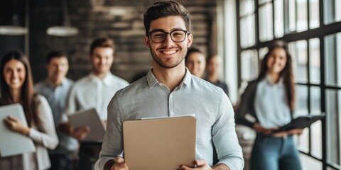 Poster - In todays fastpaced business world, effective team collaboration is crucial for success, relying on strong communication, creative thinking, and seamless cooperation to achieve shared goals