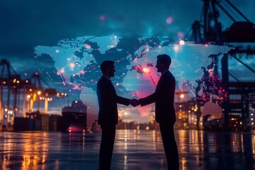 Aufkleber - Establishing a Global Business Partnership is vital in todays trade environment as it promotes collaboration, boosts economic growth, and strengthens connections across various industries