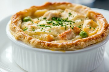 Wall Mural - Chicken Pot Pie with Flaky Crust