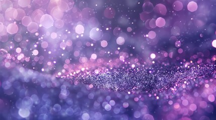 Poster - Purple Glitter and Sparkle Background