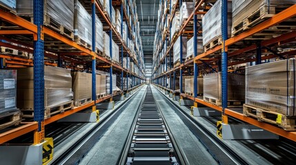 Poster - Automated Storage and Retrieval System (ASRS) in a Warehouse
